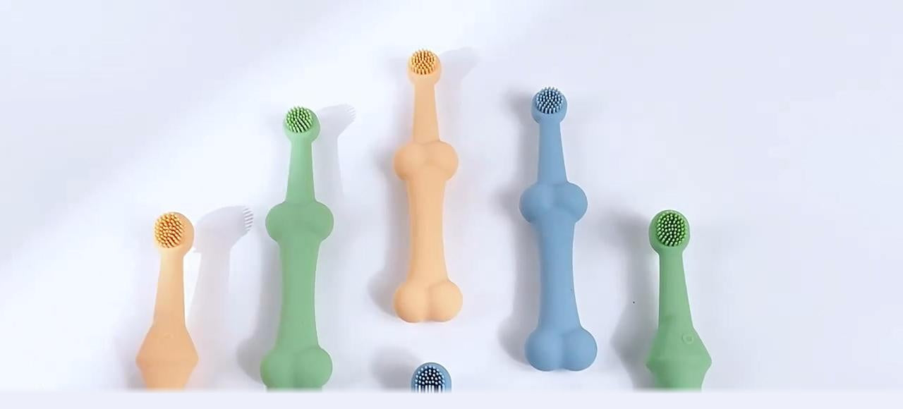 Gentle Dental Kit — Soft Finger Brushes for Easy Pet Tooth Cleaning