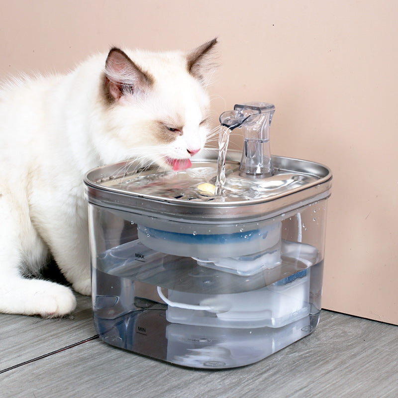Fresh Flow Water Fountain — Filtered Hydration for Cats & Dogs